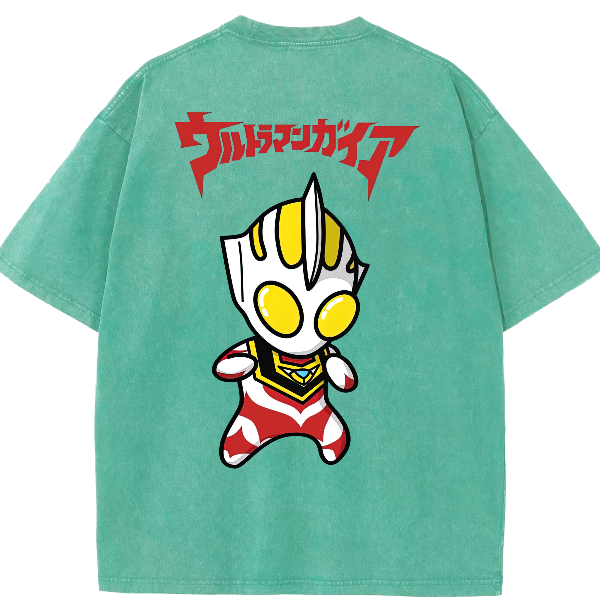 （画像用） ウルトラマン Ultraman 綿100% ヴィンテージ風 半袖Tシャツ（背面プリント）